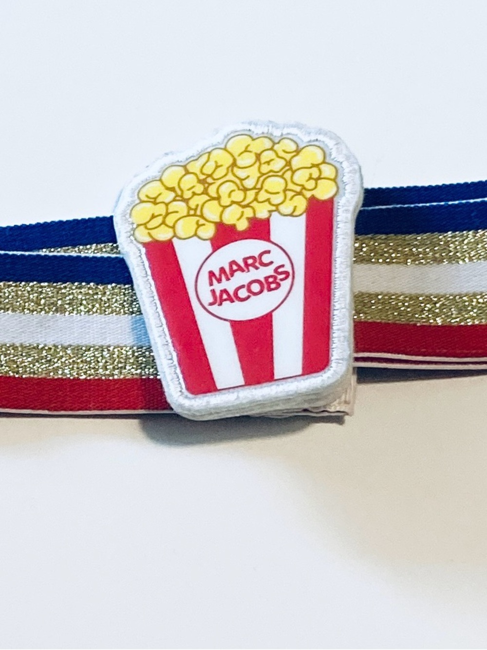 Marc Jacobs Red Popcorn Patch Belt
